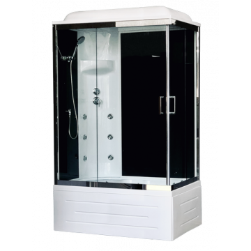 Душевая кабина Royal Bath RB8100BP3-BT-CH-L (черное/прозрачное)